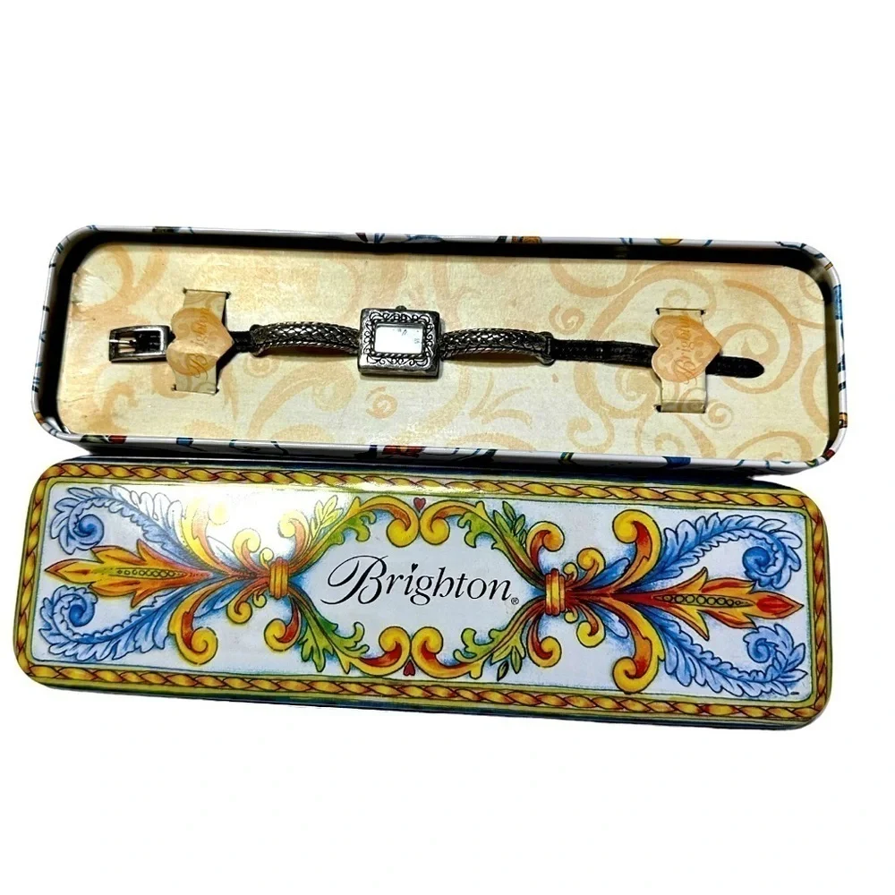 Brighton Arcadia Watch in Metal Tin